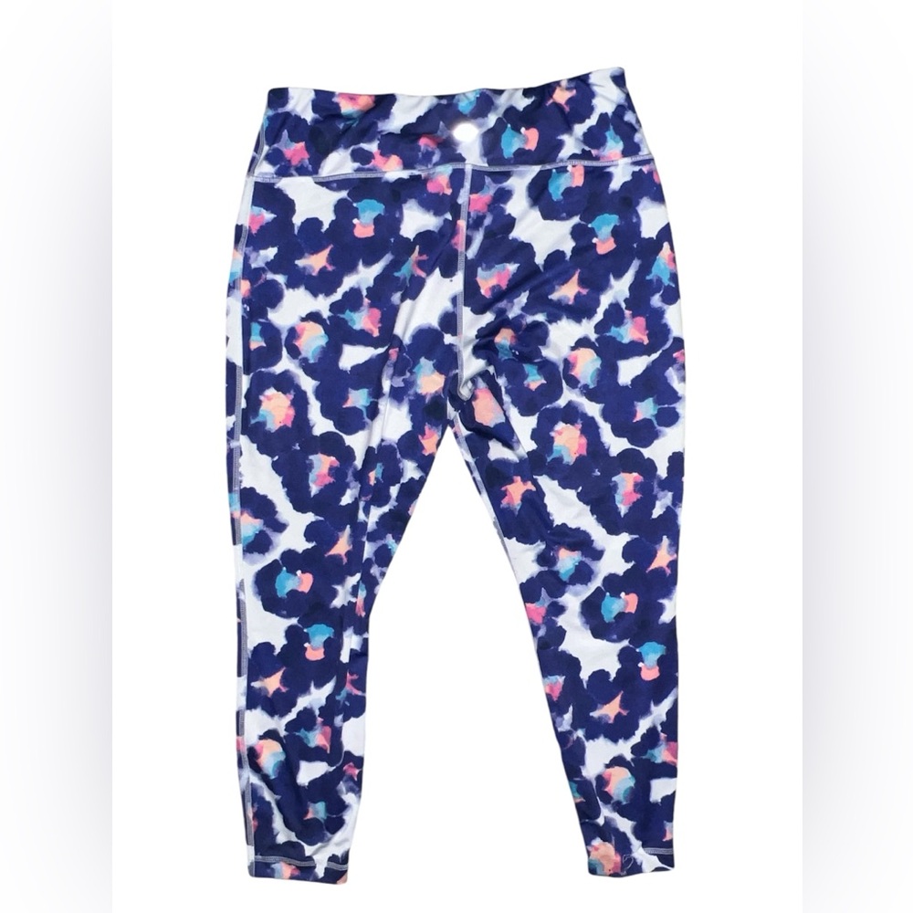 ZELOS | WOMENS TIE DYE LEGGINGS 2X - Picture 4 of 4